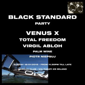 Black Standard launch party in Milan
